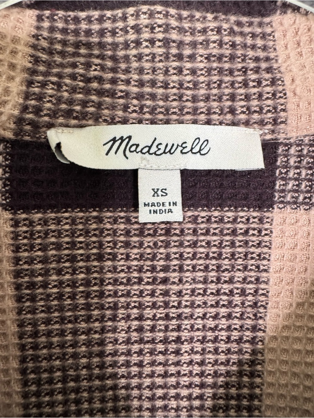 Madewell Waffle Half-zip Popover Shirt Size XS - Picture 8 of 12